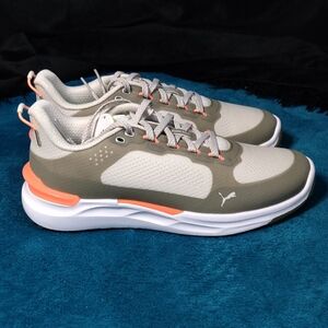 Puma IGNITE ELEVATE X Spikeless Golf Shoes Size 8 Sedate gray moss 310221 03
